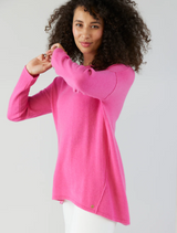 Benni Cashmere Crew - Peony