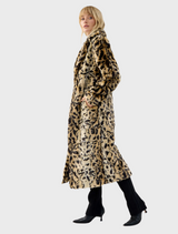 The Long Song Coat - Light Leopard