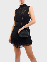Martina  Rope Clutch - Black