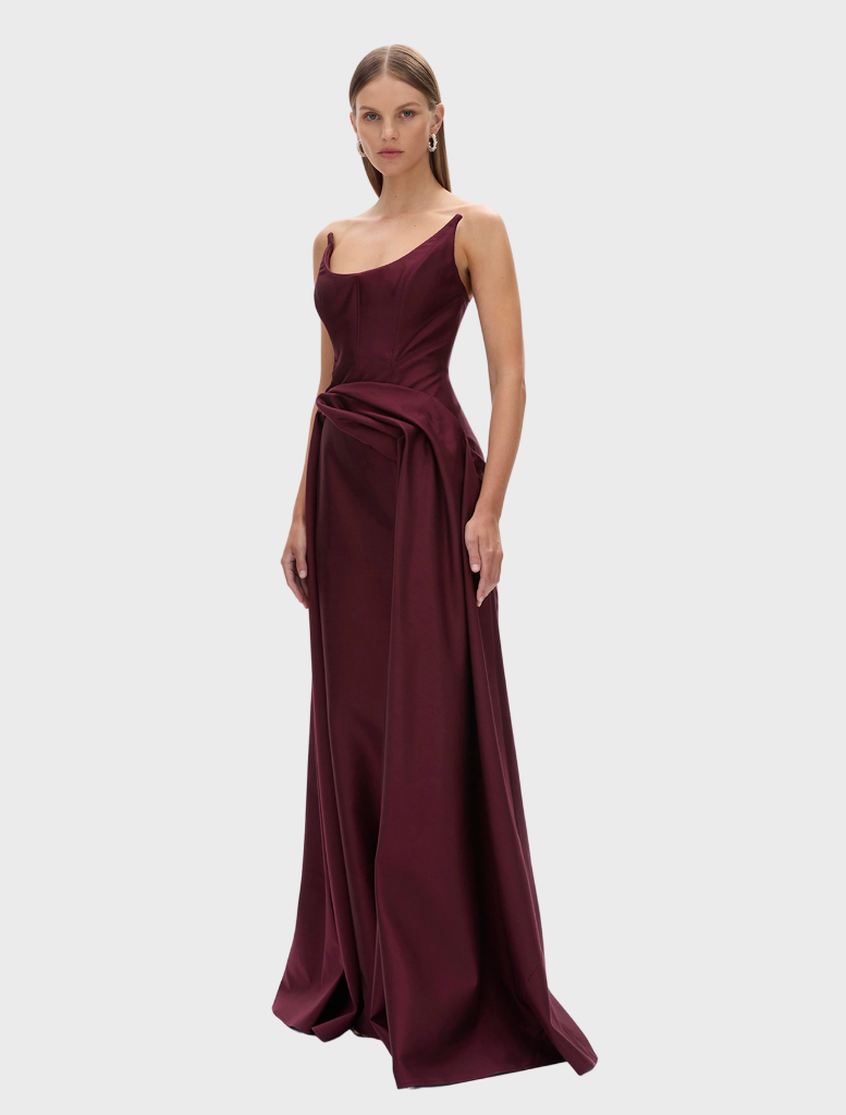 Adeline Gown - Wine