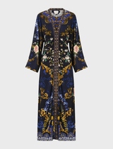 Wide Sleeve Gathered Midi Dress - Notes From The Blue Room