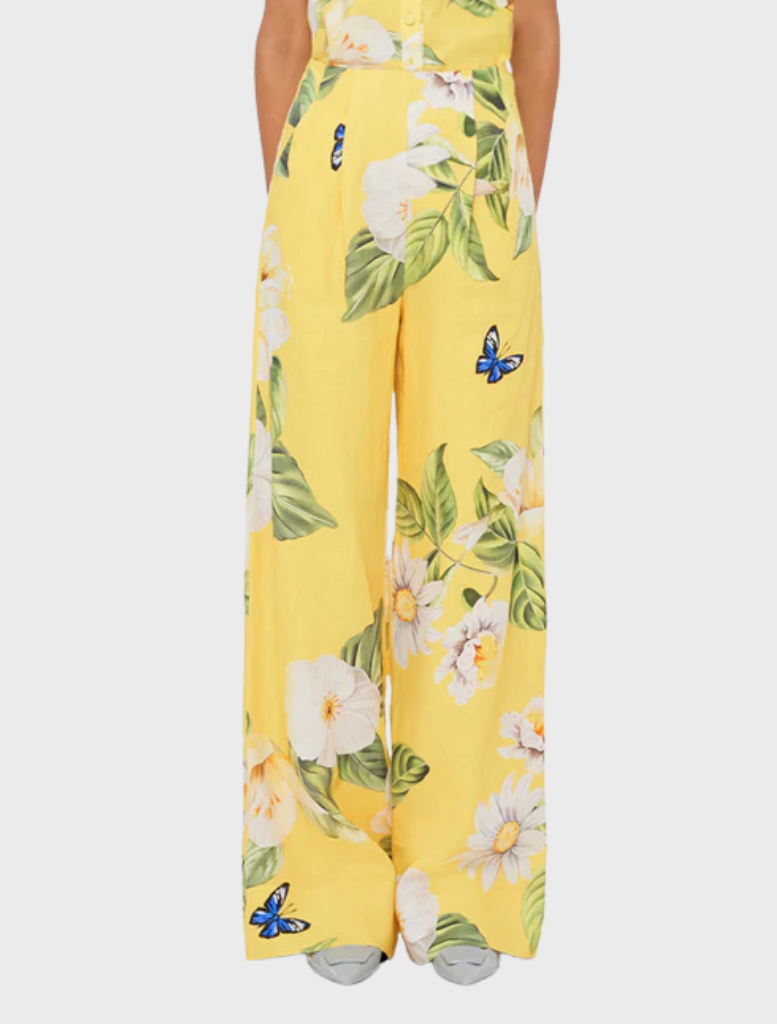 Luisa Pants - Joie Print in Sunshine