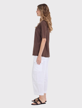 St Tropez Top - Cocoa