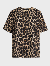 Charmed To Meet You Safari Supreme Top - Vintage Leopard