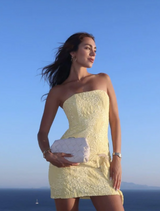 Quinn Woven Clutch - Natural