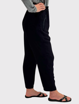 Soft Zip Pant - Navy