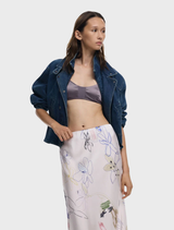 Skirt Evase - Arty print