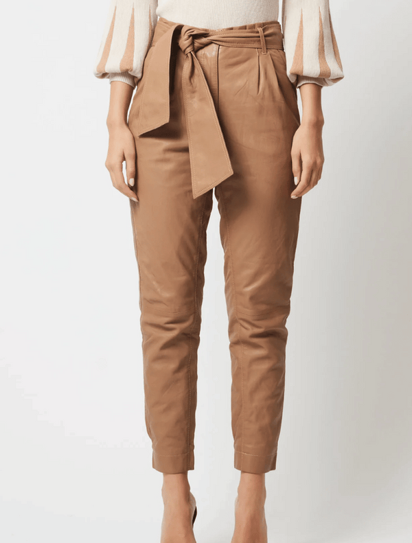 Pavillion Leather Jogger - Husk