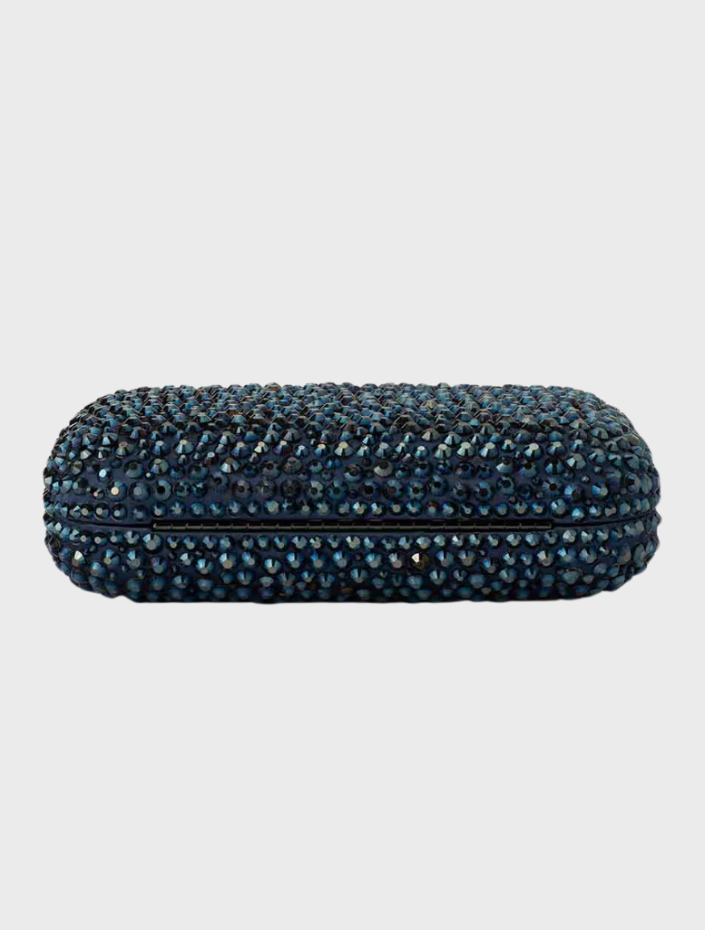 Casey Hot Fix Encrusted Clutch - Blue
