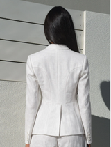 Risky Frillness Jacket - Ivory