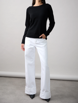 Essential Slim Crew - Jet Black