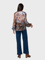 Byzantium Blouse - Indigo Multi