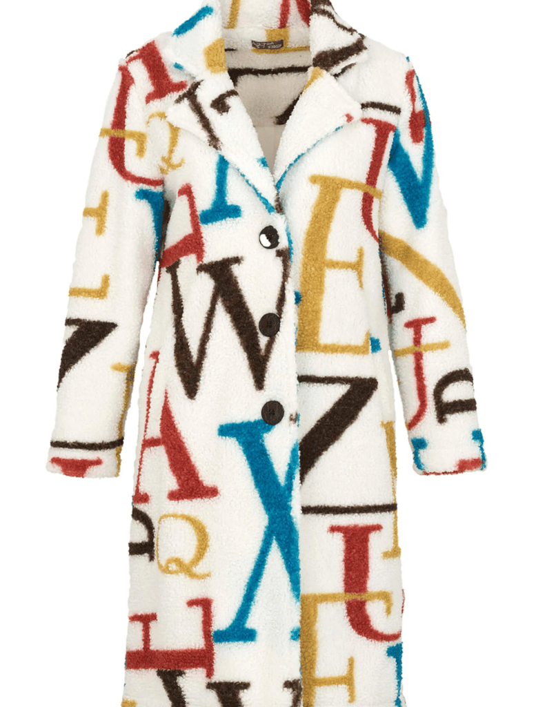 Sherpa Monogram Coat - Multi