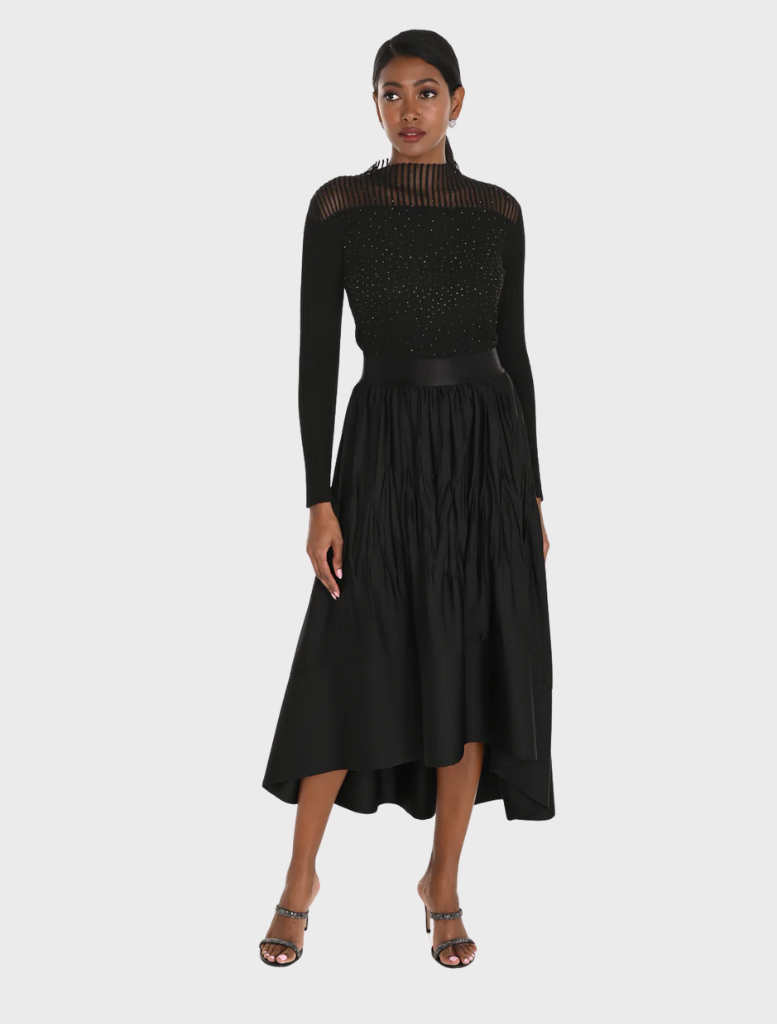 Woven Skirt - Black