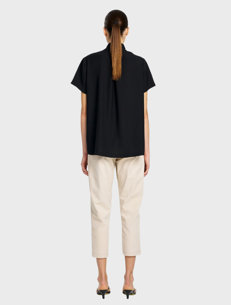 Micro Denier Resort Top - Black