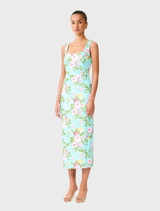 Emmeline Sequin Midi Dress - Mint Green