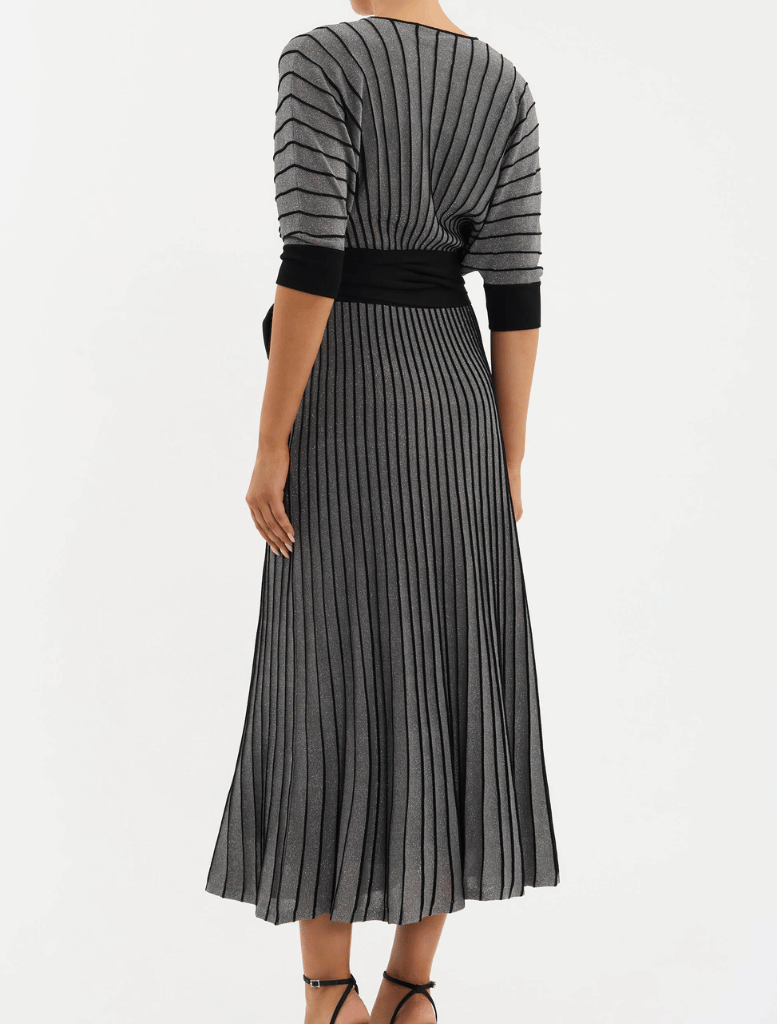 Polina Knit Midi Dress -  Multi