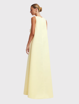Charlene Applique Gown – Agapanthus Print
