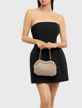 Taylor Crochet Clutch - Gold