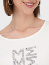 Shirt Rib with Jewellery - Off-White