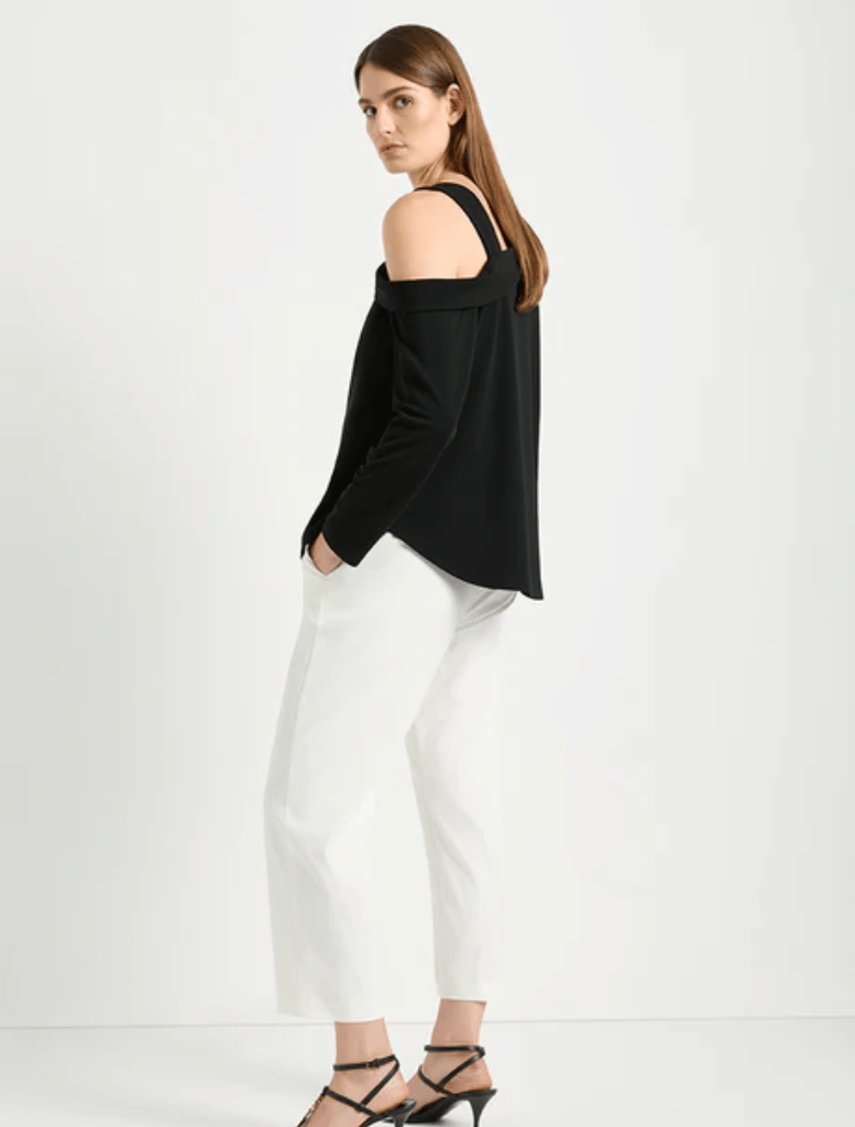 Drop Shoulder Top - Black