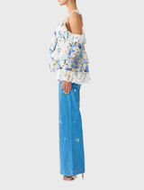 Jenna High Waisted Flare - Denim