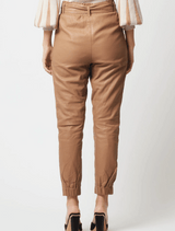 Pavillion Leather Jogger - Husk