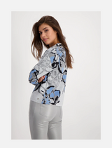 Sweater Floral Jacquard