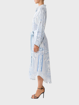 The Hum Of The Alhambra Shirt Dress - Back Button Details