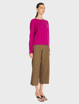 Crew Sweater - Berry