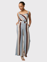 Willow Linen Viscose Pant - Iridescent Stripe