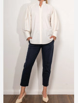 Balloon Blouse -Chalk