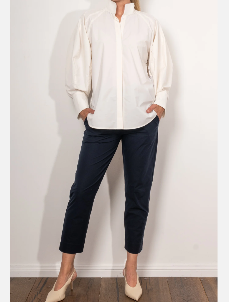 Balloon Blouse -Chalk