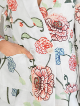 Needle A Little Love Jacket - White Floral