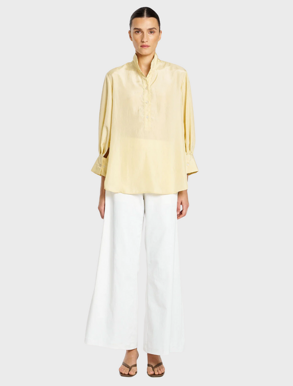 Tumbled Taffeta Resort Shirt - Sorbet