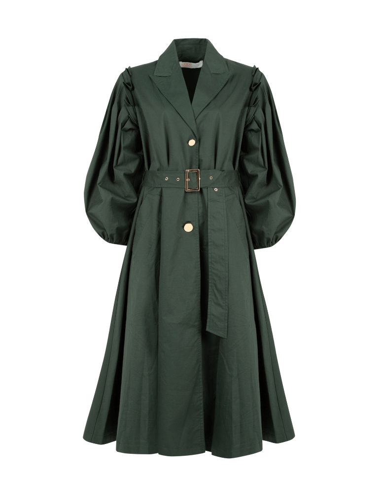 Absolutely Trenched Coat - Forest