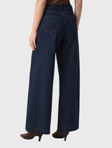 Palazzo Jeans - Dark Denim Blue
