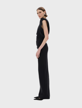 Rowana One Shoulder Gown - Black
