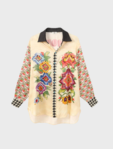 Ella Boyfriend Shirt - Jeans Lycra