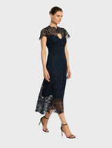 Elise Midi Dress - Midnight