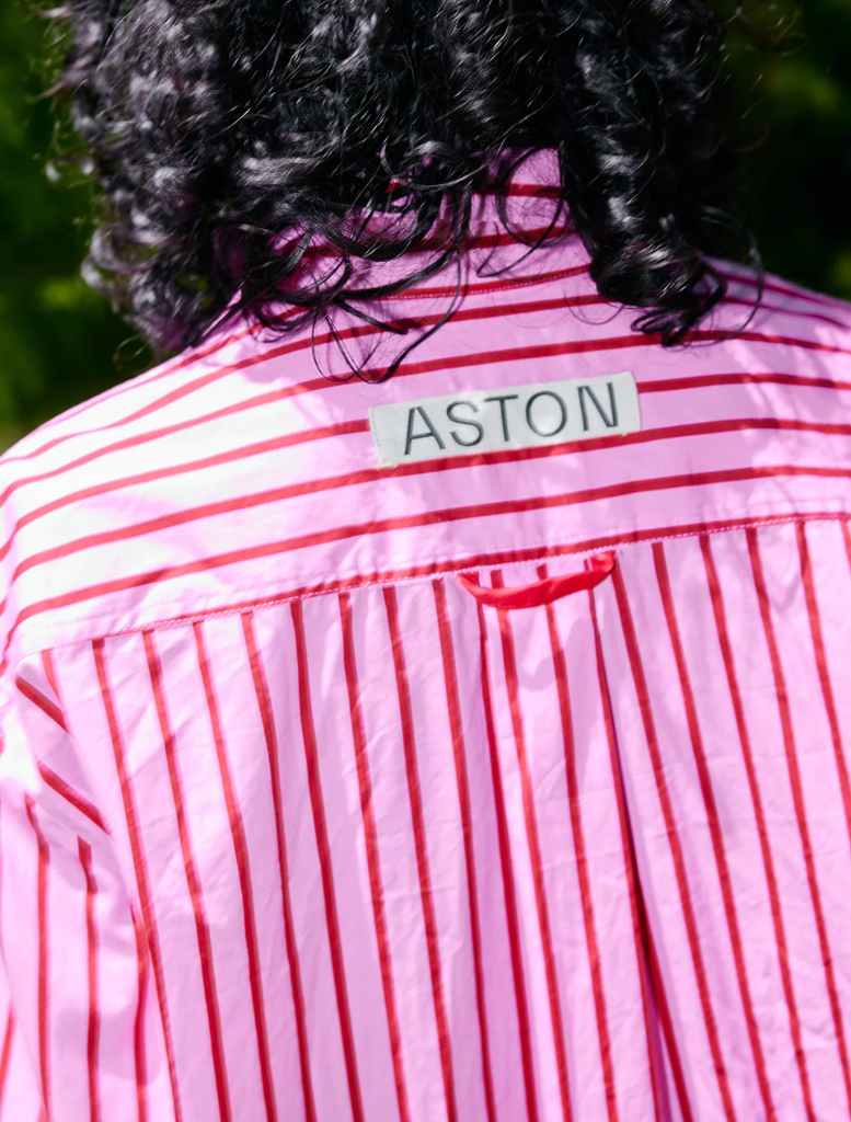 Buddy Shirt - Magenta Stripe