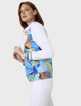 Jacket - White / Royal Blue / Multi