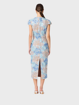 Leonie Midi Dress - Blue