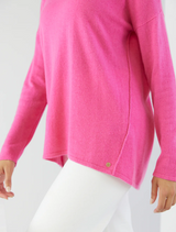 Benni Cashmere Crew - Peony