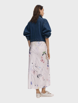 Skirt Evase - Arty print