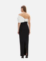 Kace Gown - Ivory/Black