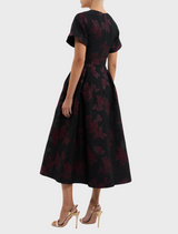 Florentina Midi Dress - Wine