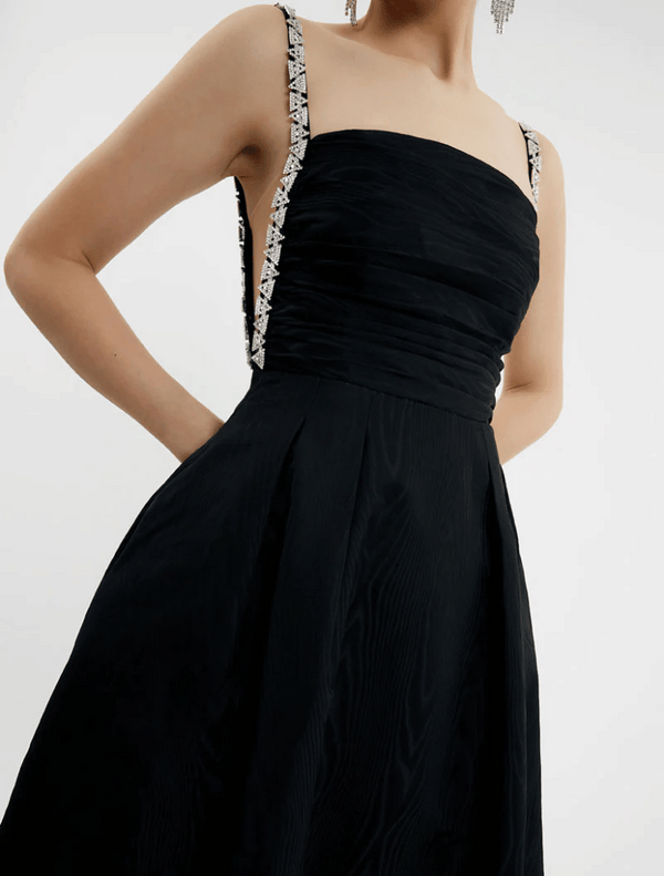 Danielle Midi Dress - Black