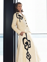 Jet Setter Jacket – Ivory/Black