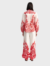 Vivian Blouse - Ruby Antique